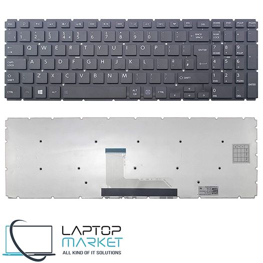 New Keyboard For Toshiba Satellite L50-B L50-B-27N L50D-B L50T-B Series UK Layout