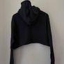 ADIDAS X FIORUCCI Black Cropped Sweatshirt Hoodie Size 10! Image 7