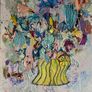 Original Painting Irish Abstract Floral Original Floral Painting Original Art contemporary Irish art Image 5