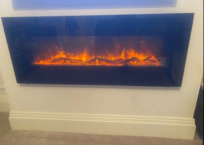 Stanley Argon 140cm Wall Mounted Electric Fire ARWH140 electric wall-mounted fire/heater.