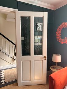 Internal Door with Decorative Glass - Cork City Centre