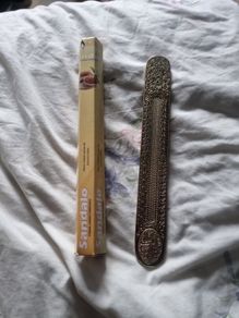 Metal Incense Holder With Incense Sticks