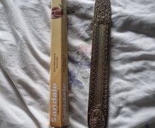 Metal Incense Holder With Incense Sticks