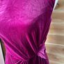 dress midi deep purple pink velvet monsoon size 10 BNWT Image 3