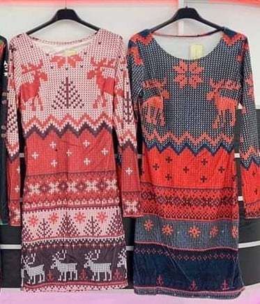 Velor Christmas dress