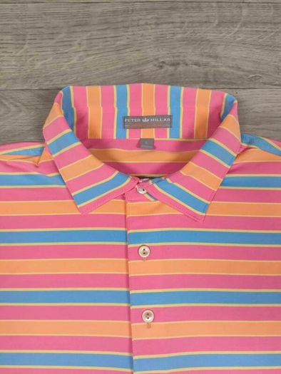Peter Millar Summer Comfort Golf Polo Shirt Mens L/XL
