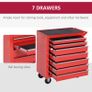Heavy-Duty Tool Chest on Wheels Portable 7 drawer Image 2