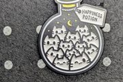 Happiness potion cats enamel pin