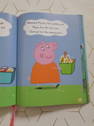 Peppa pigs books, goodnight Peppa, Peppa's first pet, Story Treasury