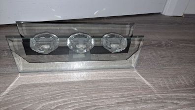 Glass 3 Tealight Holder