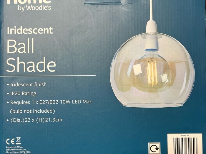 Glass ball shade only
