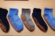 NEW 7-9Y Kids Durable Anti Slip / Non Slip Socks