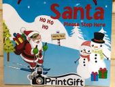 Santa Please Stop Here Sign