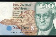 IRELAND 10 Pounds Punt Banknote 02.07.1999 P-76b Central Bank of Ireland AU-UNC