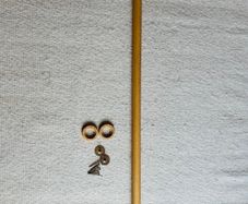 Trinity Wood Modern Oak Curtain Pole