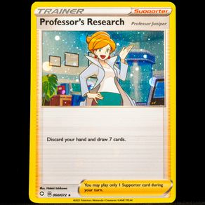 Professor's Research 060/072 Cosmos Holo Rare Promo SWSH Juniper Sword and Shield Pokemon Card
