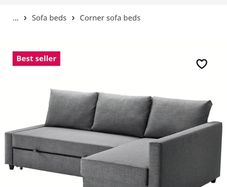 Friheten corner sofa dark grey (still in boxes)