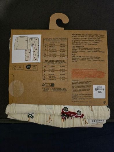 large penneys primark christmas pyjamas pair set