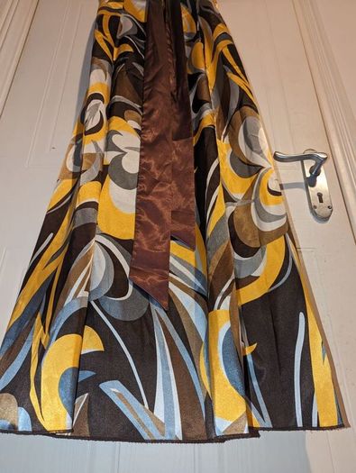 An amazing floral maxi silk dress from El Corte Ingles