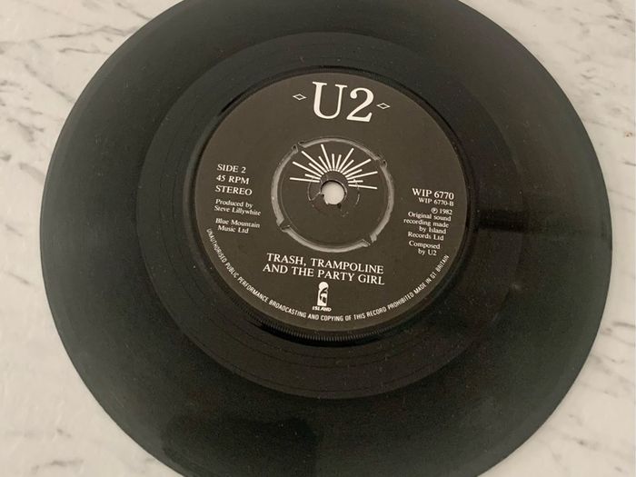 U2 A Celebration  7 Inch Vinyl Original 1982 UK Release