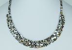 Mosaic Amber beaded necklace for women amber beads