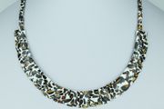 Mosaic Amber beaded necklace for women amber beads