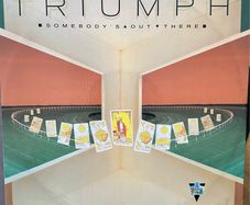 Triumph. Limited edition 12" single. Somebody's out there in nm condition
