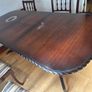 Antique dining table and chairs Image 2