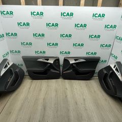 2014 Audi A6 Salon Black Leather Door Cards