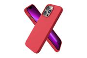 Liquid Silicone Shockproof Case For iPhone 13 Pro Luxury Soft Phone Cover Red New - FHT5IP13PLK