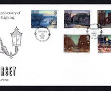 1981 Jersey The 150th Anniversary of Jersey by Gaslight Commemorative Stamps First Day cover (FDC)