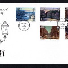 1981 Jersey The 150th Anniversary of Jersey by Gaslight Commemorative Stamps First Day cover (FDC)
