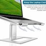 Laptop Stand, Ergonomic Adjustable Computer Stand, Aluminium Alloy Height Holder Riser Compatible with MacBook Air Pro, Dell, HP, Lenovo Samsung (More 11-17" Laptops) Image 3
