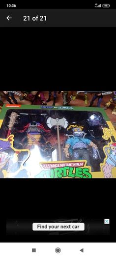 Neca TMNT collection with neca diorama