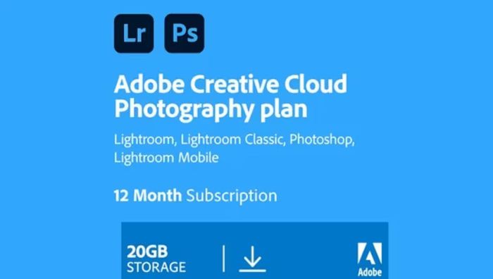 Adobe Creative Cloud Photography Plan Subscription (1 Month, 20 GB) - Adobe Key - GLOBAL