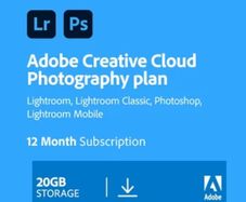 Adobe Creative Cloud Photography Plan Subscription (1 Month, 20 GB) - Adobe Key - GLOBAL