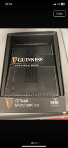 Guinness wallet card holder