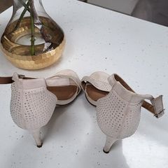 PRIMARK Ivory bling high heels Sz 7UK