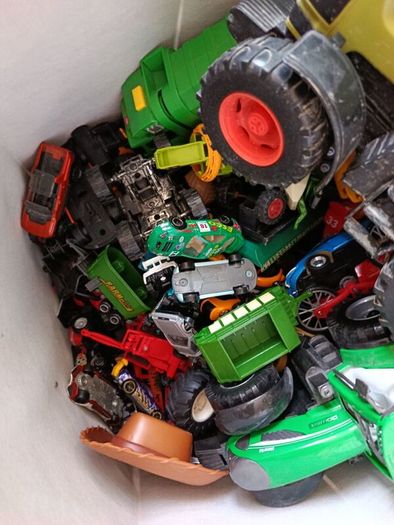 3 bags of cars tractors hot wheels