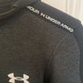 Mens Under Armour Dark Grey and Black Hoodie - Size Small Image 3
