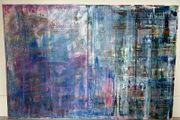 Large abstract textured painting