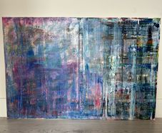 Large abstract textured painting