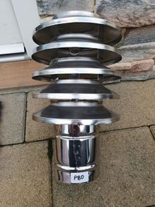Stainless steel chimney cowl