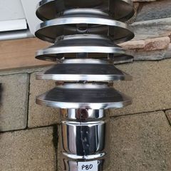 Stainless steel chimney cowl