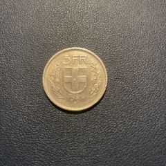 coin: 5 francs 1968 (Swiss)