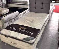 Single bed with mattress, complete set