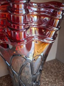 large glass vase