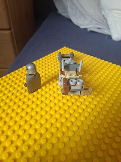 Lego star wars, mandalorian and speeder