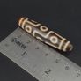Antique 9 Eyes Himalayan Tibetan Agate Dzi Bead Amulet Pendant Image 7