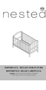 Nested Sorrento Cot Bed